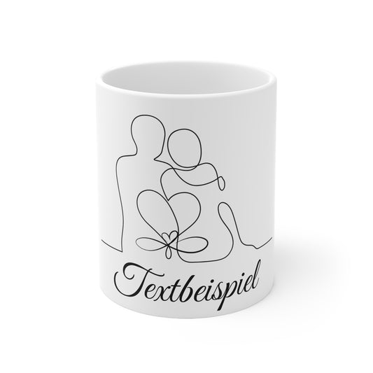 Romantische Kaffeetasse für Paare