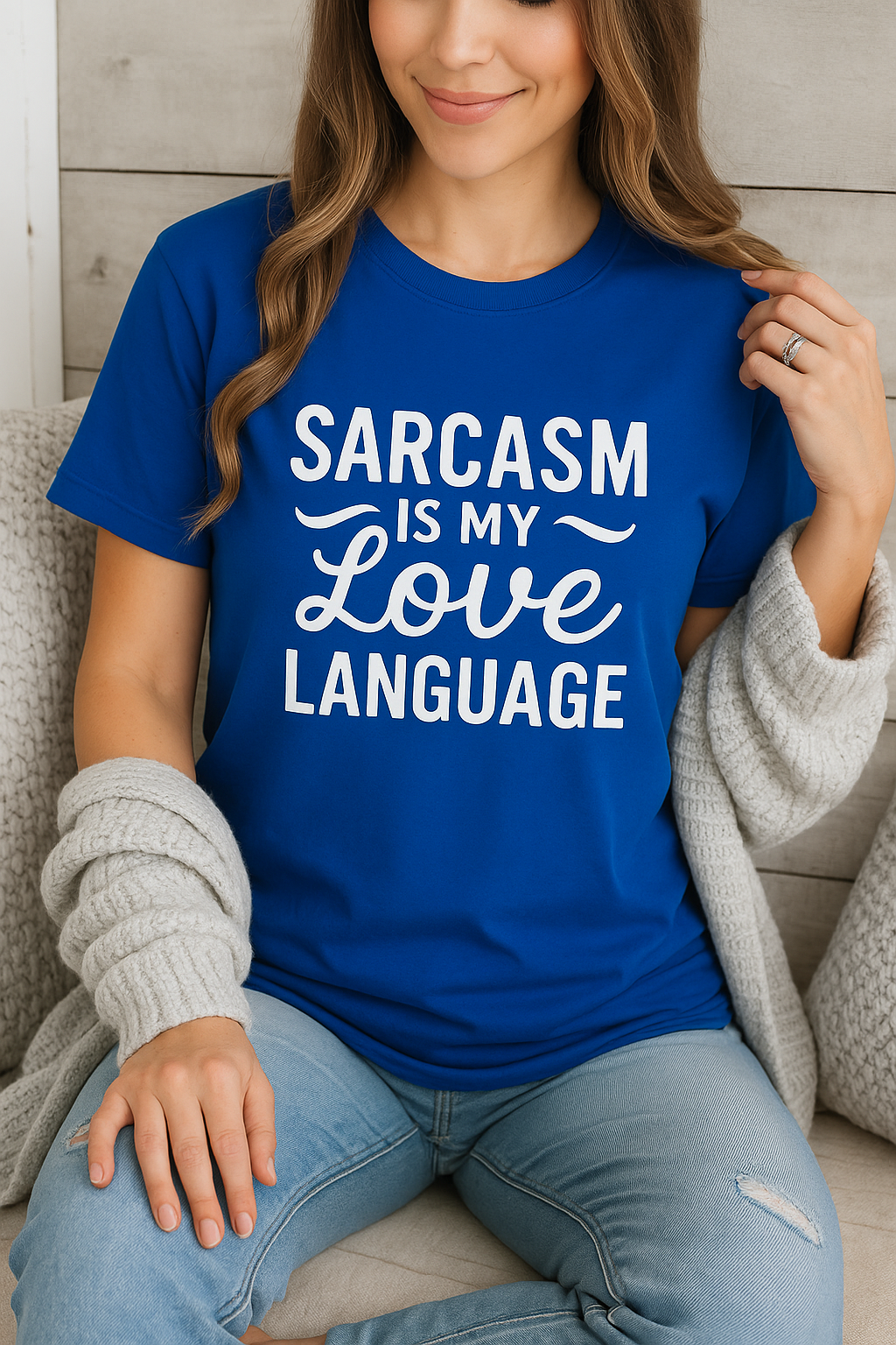 Sarcasm Is My Love Language T-Shirt – Lustiges Unisex Statement Shirt
