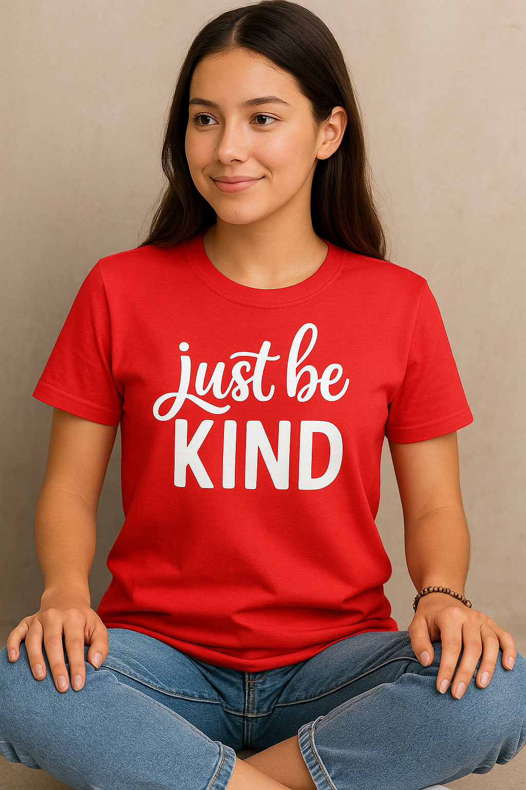 Just Be Kind T-Shirt – Nachhaltiges Unisex Premium Shirt mit Statement-Print