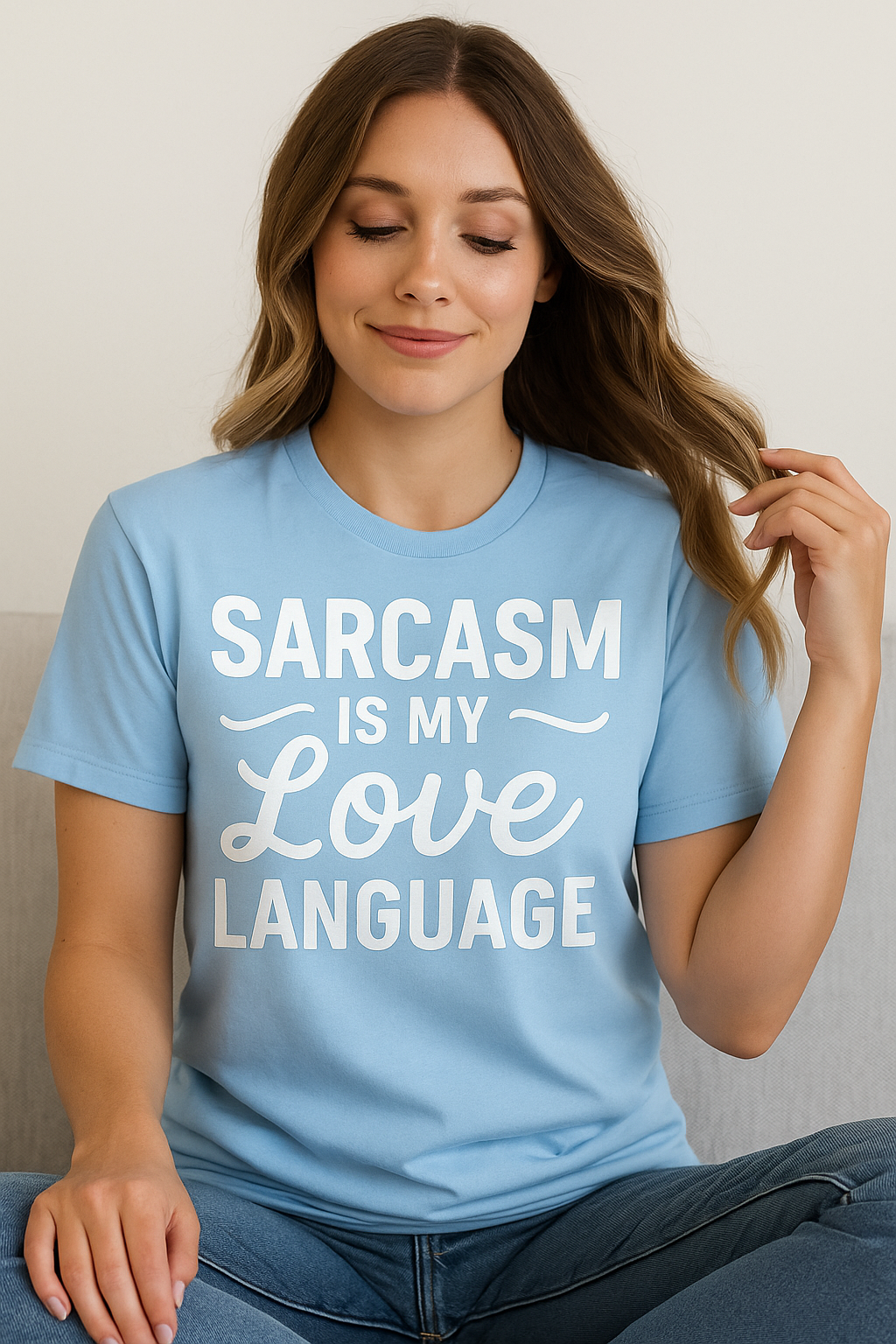 Sarcasm Is My Love Language T-Shirt – Lustiges Unisex Statement Shirt