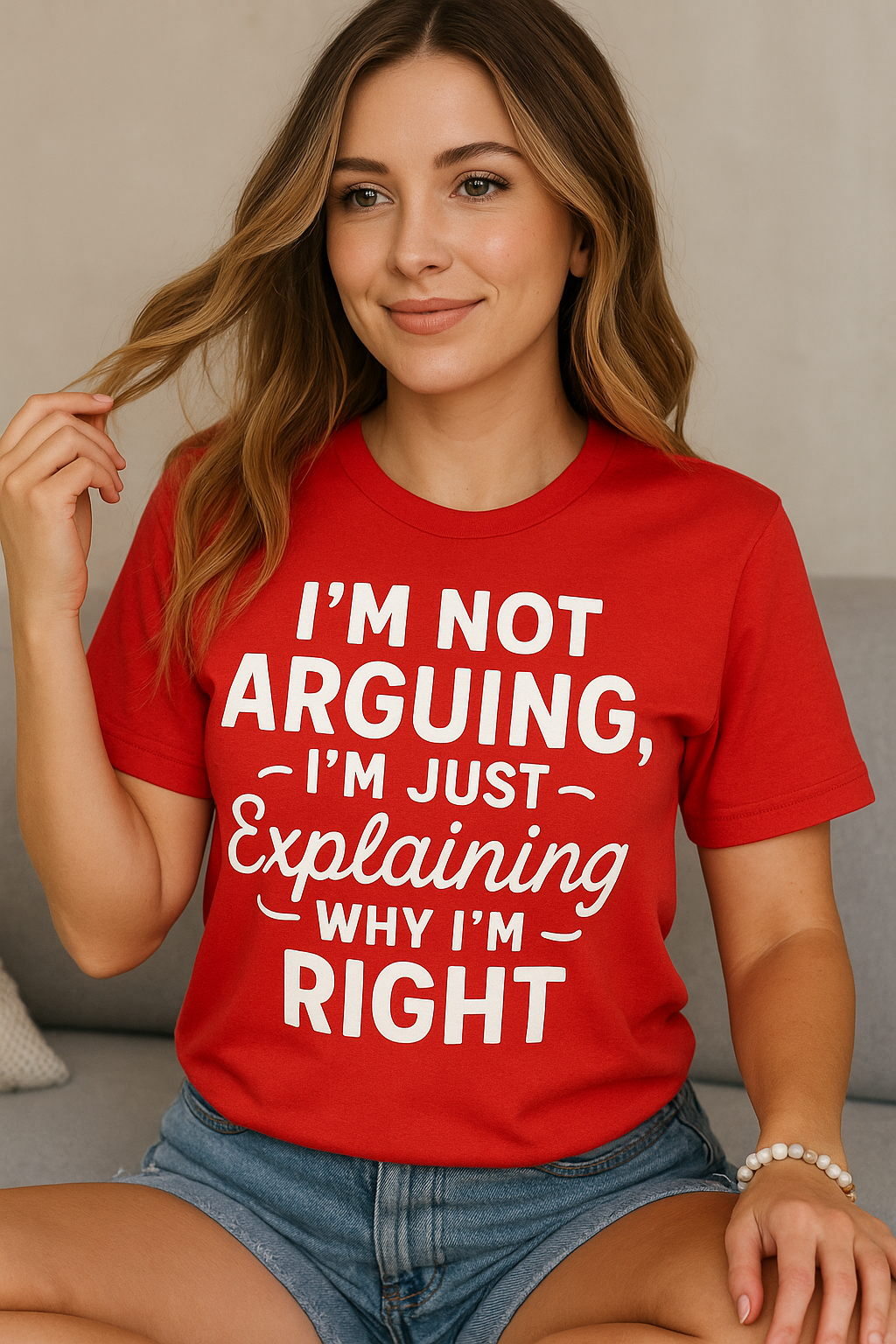 I’m Not Arguing T-Shirt – Lustiges Unisex Statement Shirt | Geschenkidee