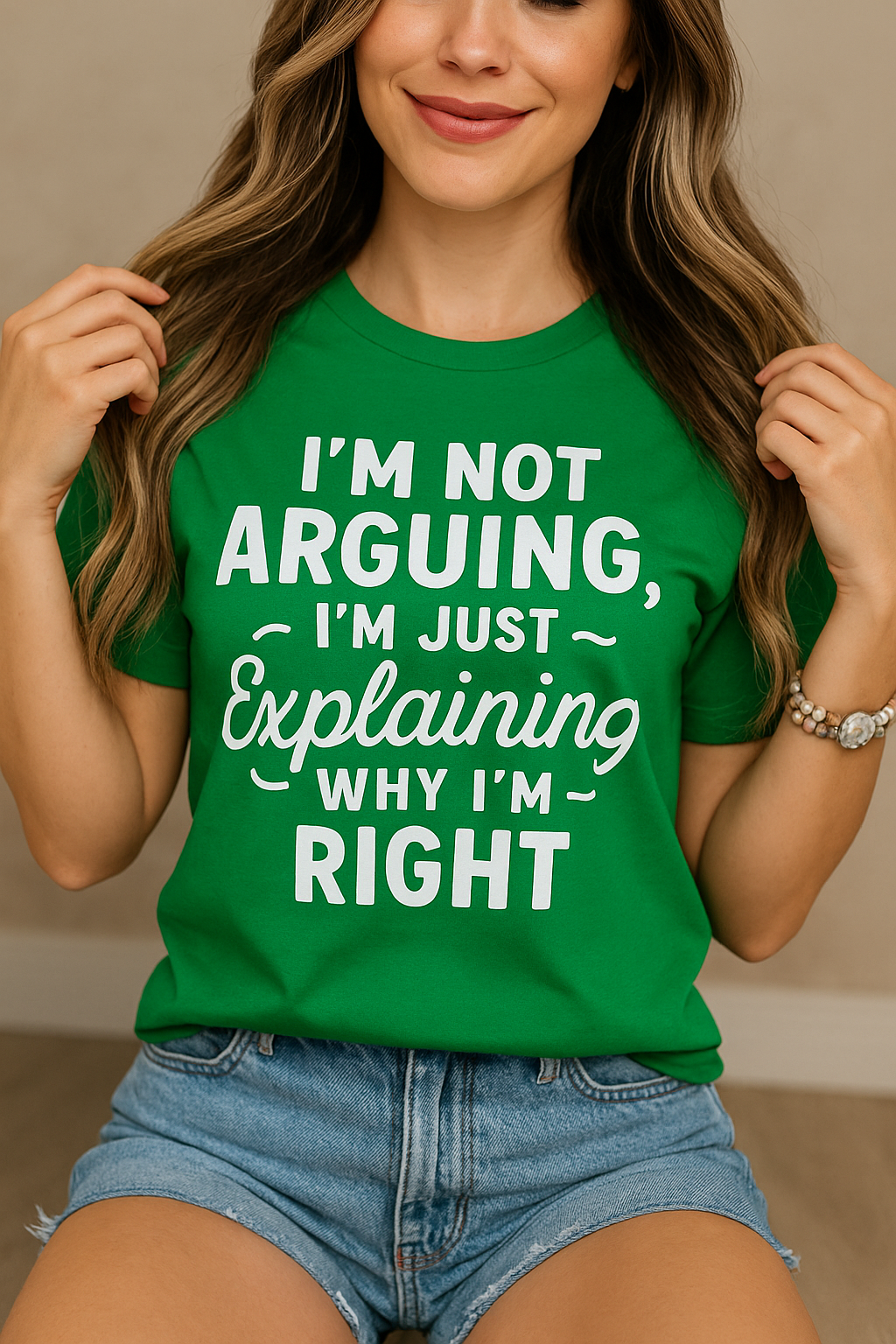I’m Not Arguing T-Shirt – Lustiges Unisex Statement Shirt | Geschenkidee