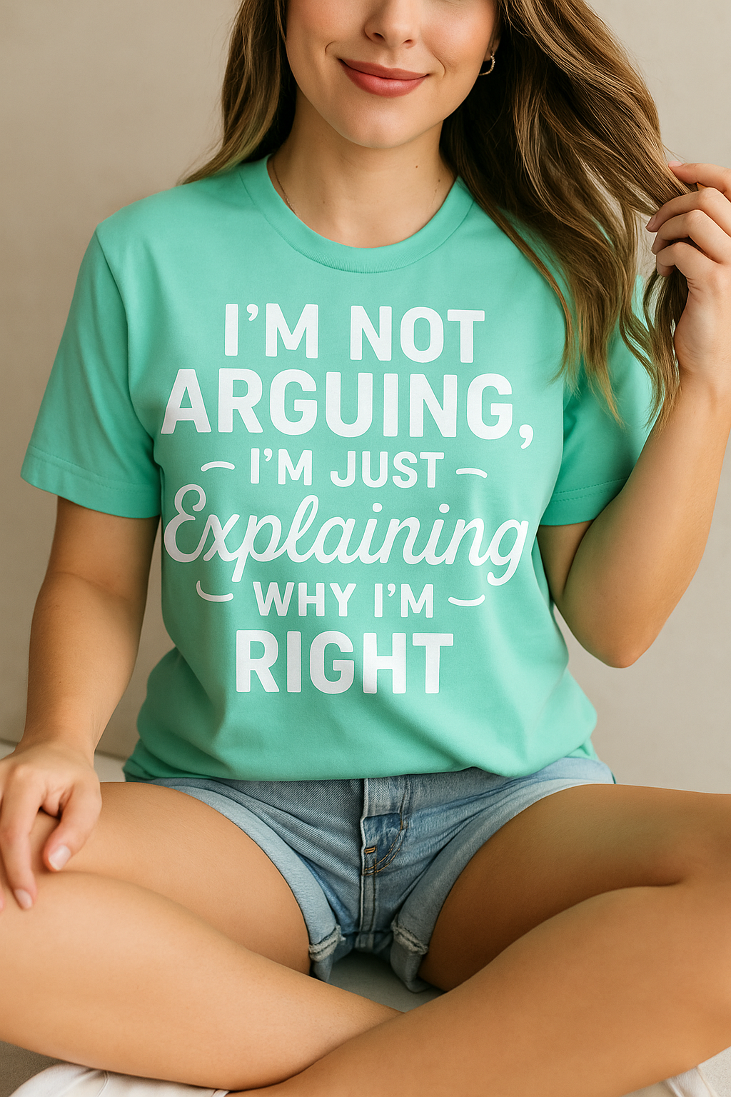 I’m Not Arguing T-Shirt – Lustiges Unisex Statement Shirt | Geschenkidee